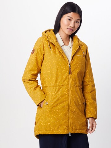 mazine Winter Parka 'Library' in Yellow: front