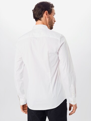 Coupe slim Chemise 'Bart' Only & Sons en blanc