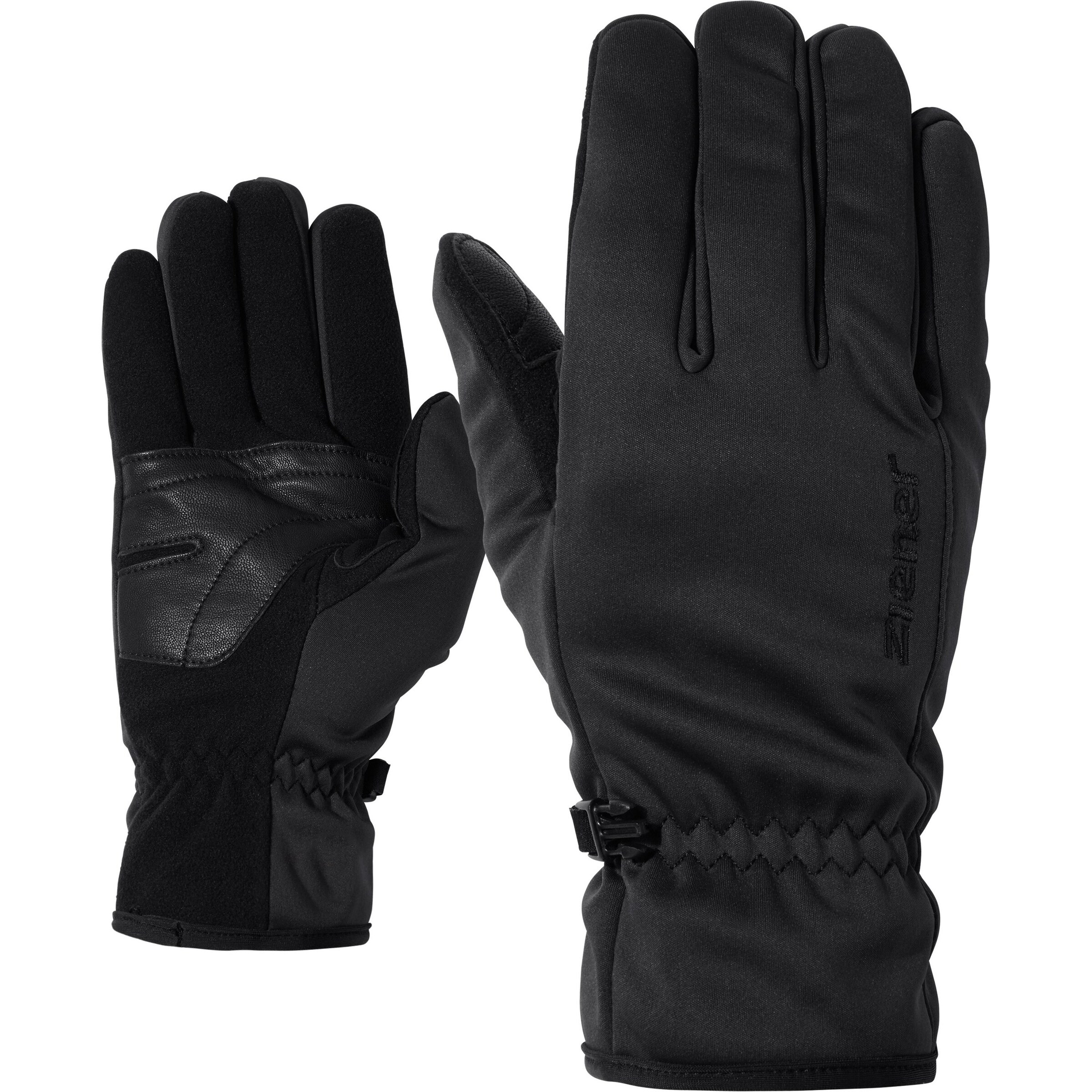 ZIENER - Fingerhandschuhe 'Italian GT INF Touch' in schwarz