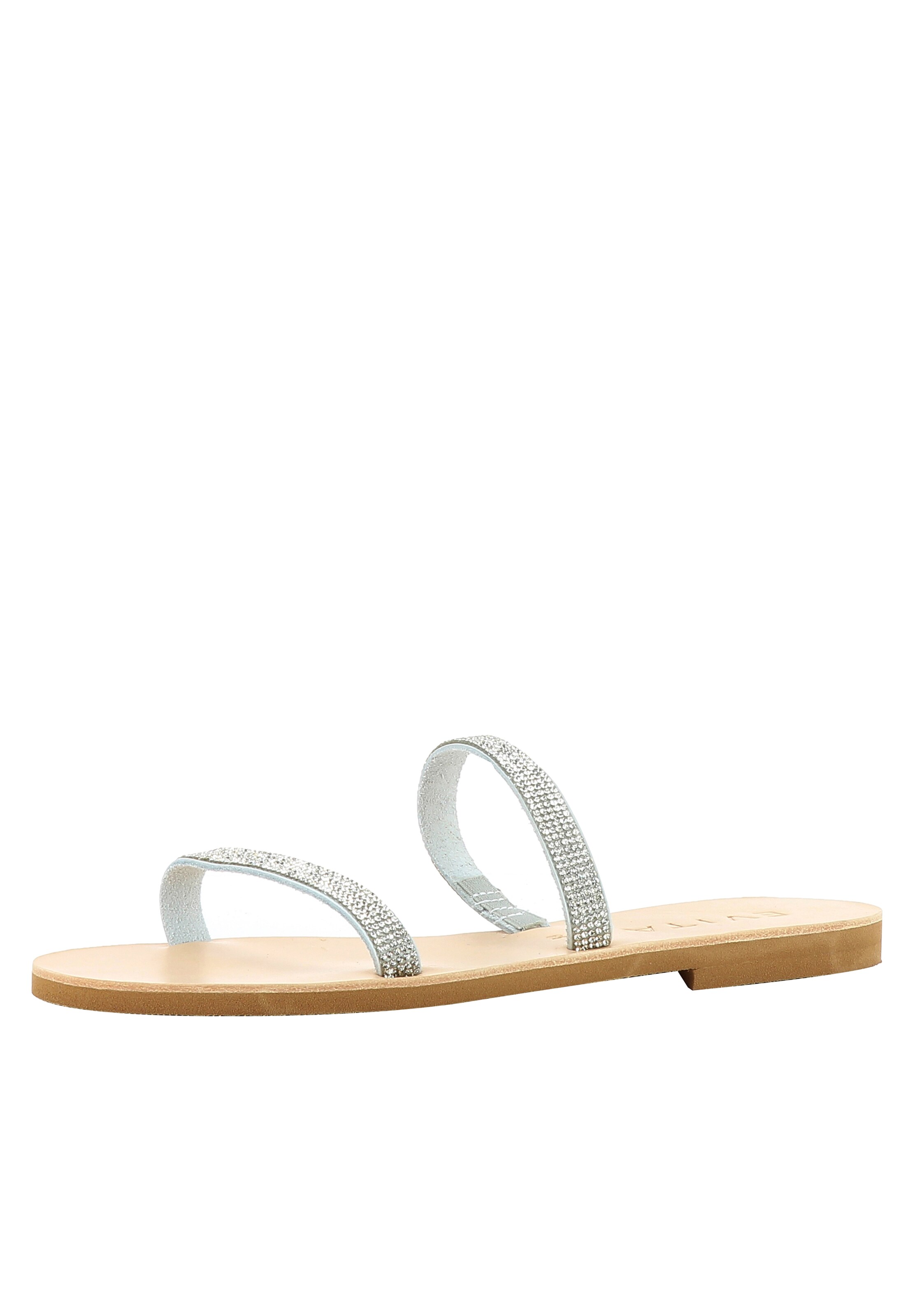 EVITA Mule in Grey: front