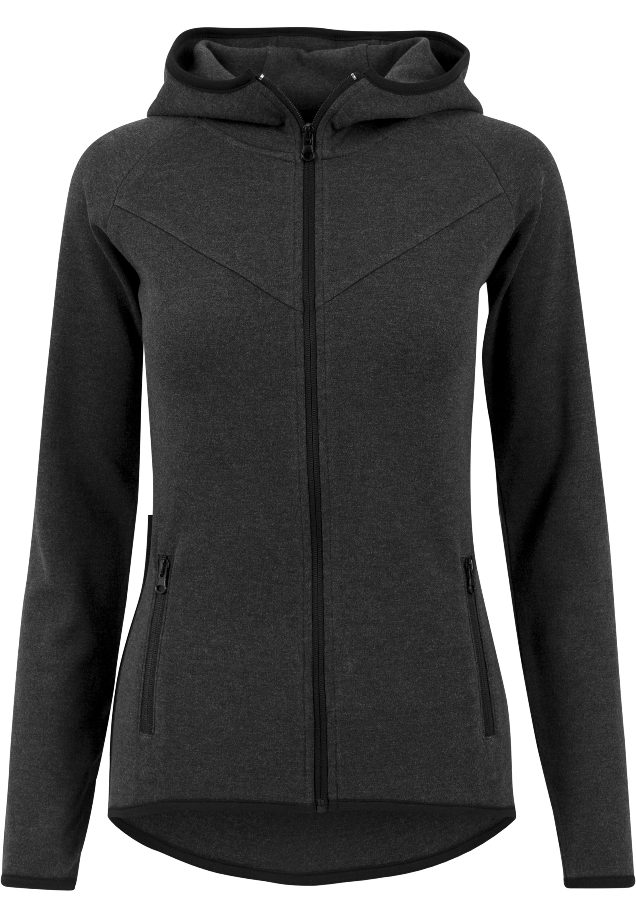 Veste de survêtement Urban Classics en gris : devant