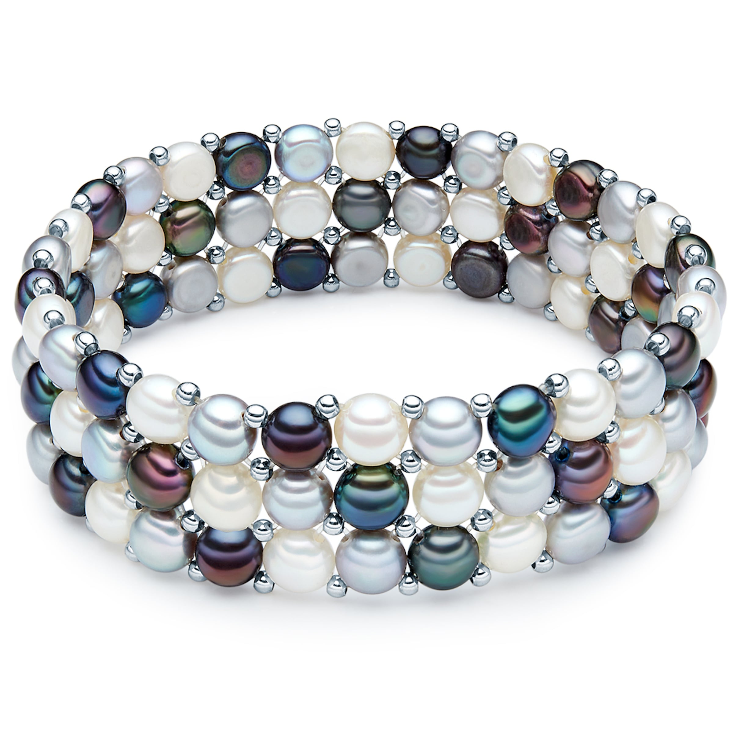 Valero Pearls Armband in Gemengde kleuren: voorkant