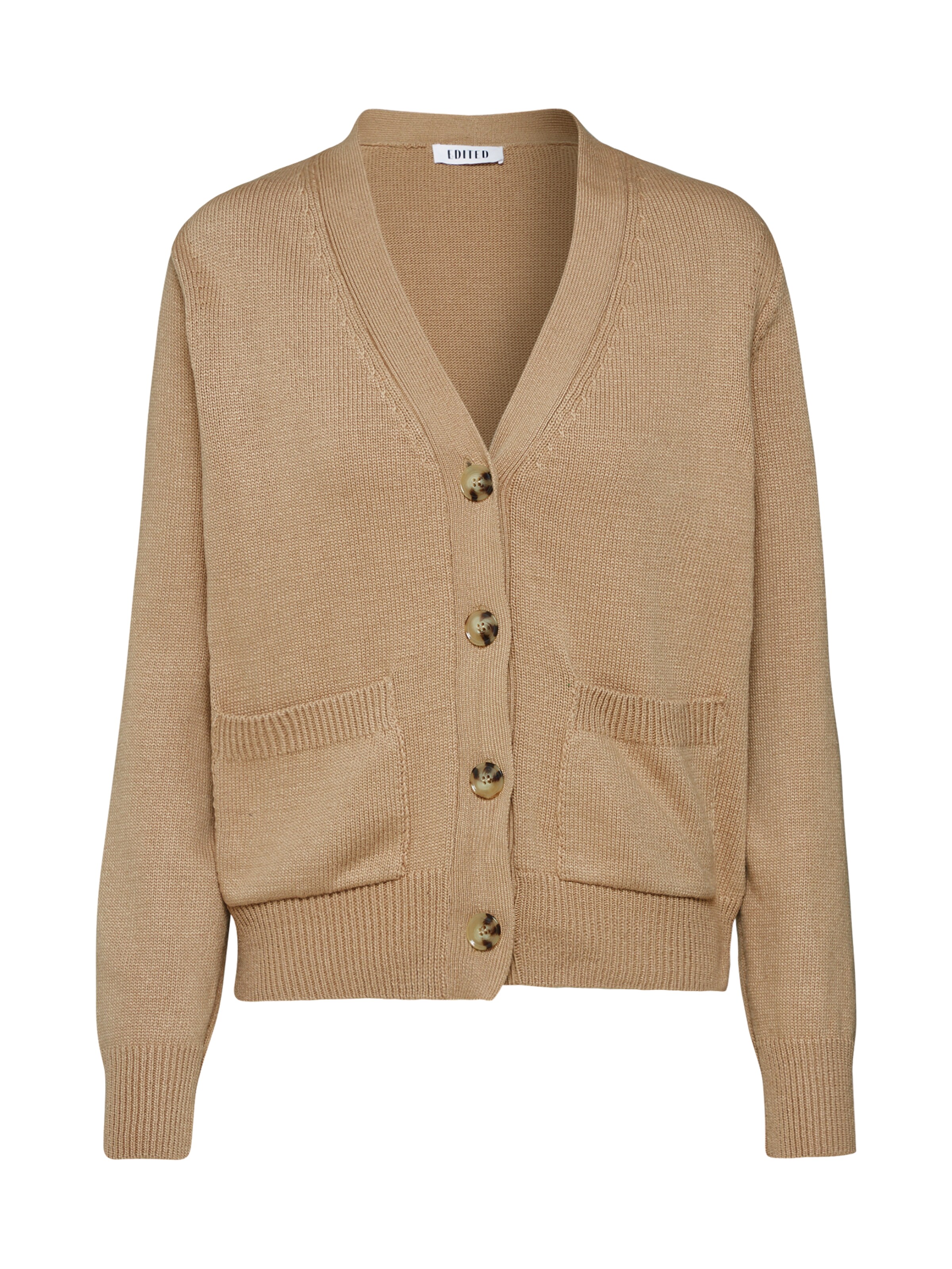 EDITED - Gebreid vest 'Polly' in de kleur Beige