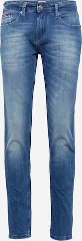 Tommy Jeans Slimfit Jeans 'Scanton BEMB' in Blauw: voorkant