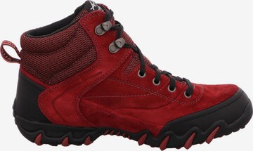 ALLROUNDER BY MEPHISTO Lace-Up Ankle Boots in Red