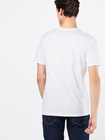 BOSS Black Regularny krój Koszulka w kolorze biały