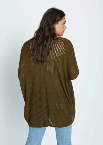 MANGO Strickjacke 'Estoril' in Grün