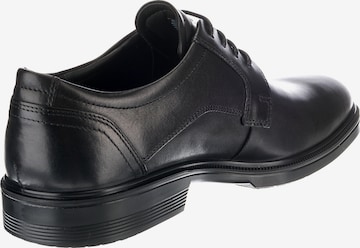 ECCO Šněrovací boty 'Lisbon' – černá