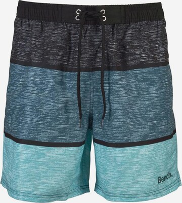 Shorts de bain BENCH en bleu : devant