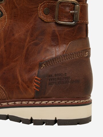 BULLBOXER Lace-Up Boots in Brown