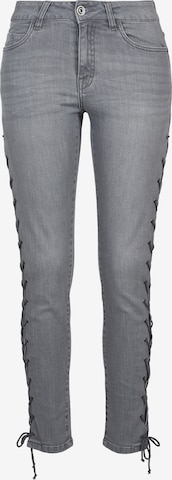 Skinny Jean Urban Classics en gris : devant