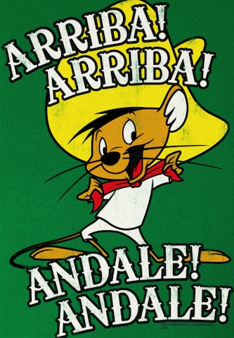 LOGOSHIRT Shirt 'Speedy Gonzales - Looney Tunes' in Green