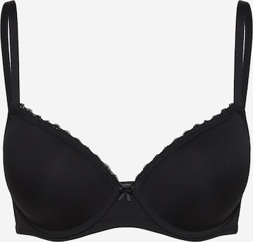 Push-up Soutien-gorge SCHIESSER en noir : devant