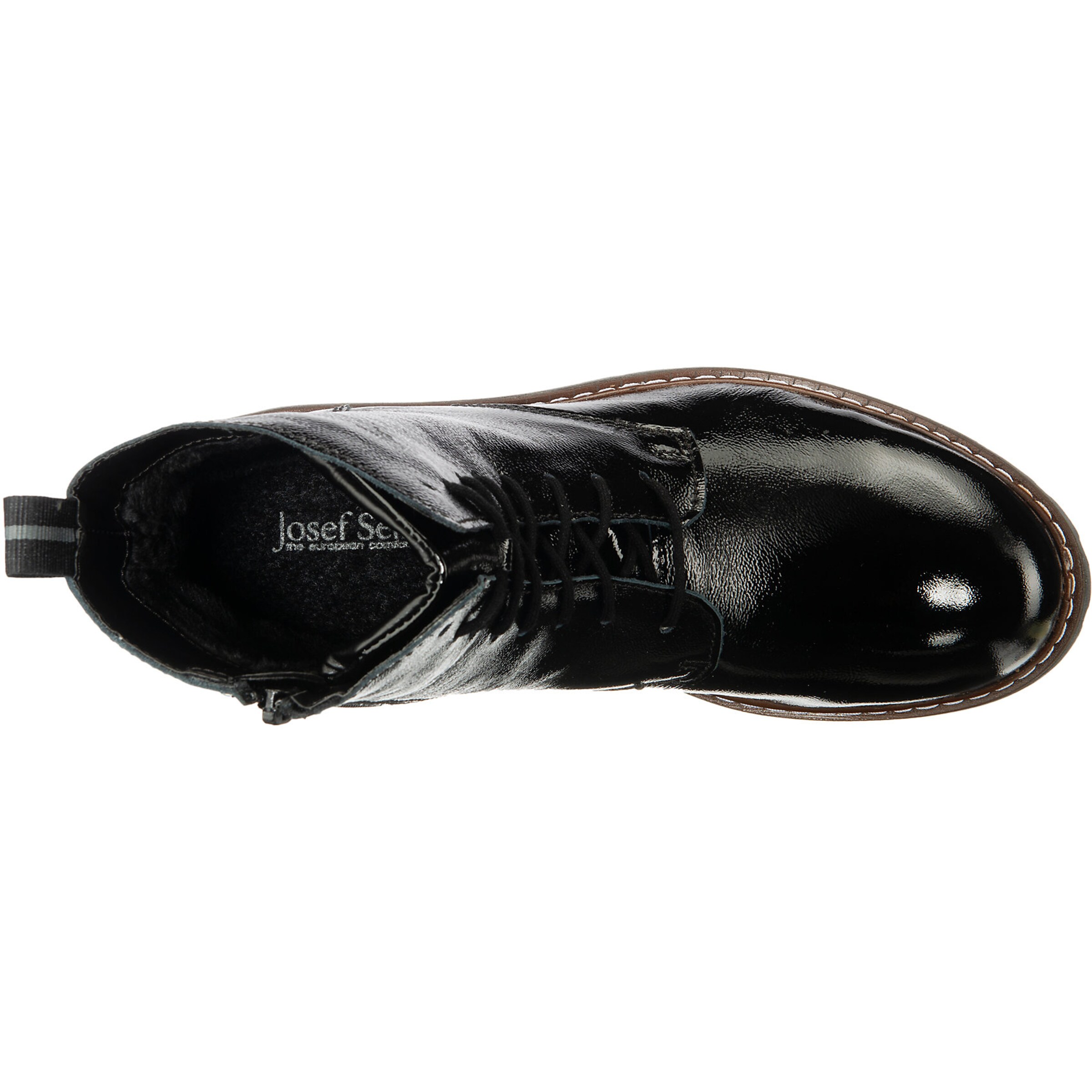 JOSEF SEIBEL Schnürstiefelette 'Marta 02' in Schwarz