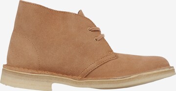 CLARKS Lace-Up Ankle Boots in Brown