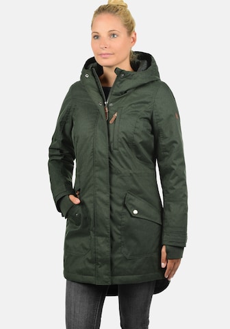 DESIRES Winterparka 'Bella' in Groen: voorkant