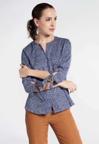 ETERNA Blouse in Blauw: voorkant