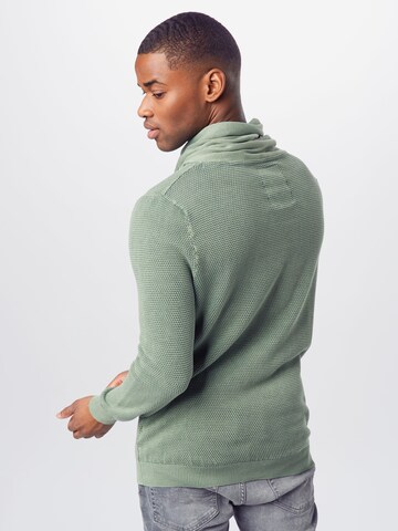 Key Largo Regular Fit Pullover 'Mst Lech' in Grün