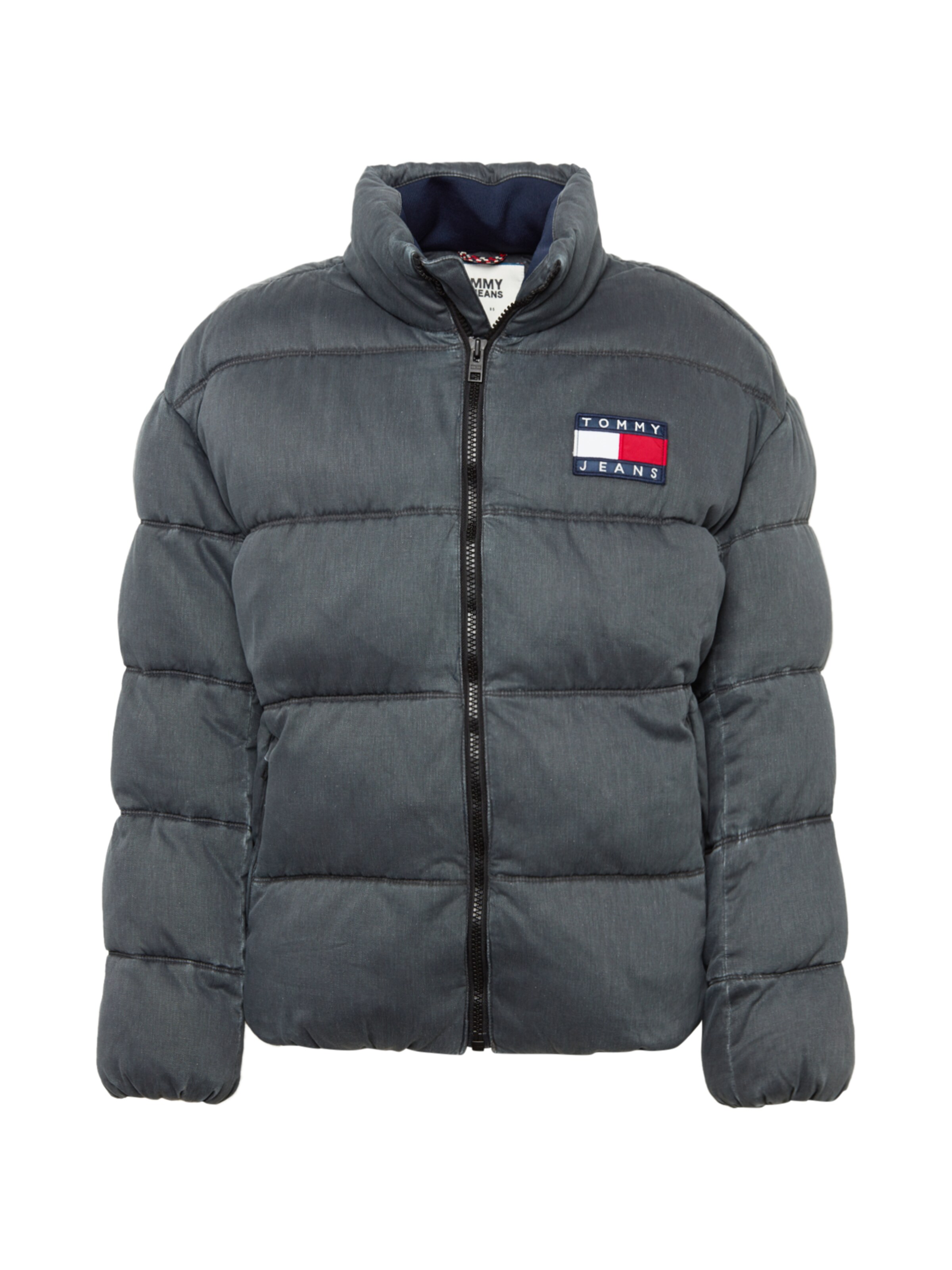 Tommy Jeans - Winterjas 'WASHED PADDED' in de kleur Zwart