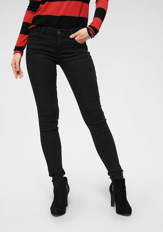 Tamaris Skinny Jeans in Black: front