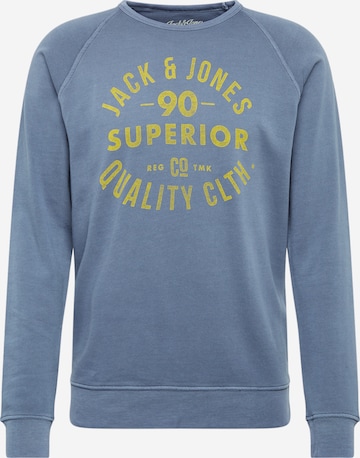 JACK & JONES Regular fit Sweatshirt in Blauw: voorkant