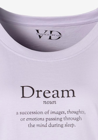 VIVANCE - Camiseta para dormir en lila