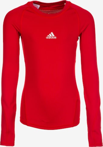 ADIDAS PERFORMANCE Trainingsshirt  'AlphaSkin' in Rot: predná strana