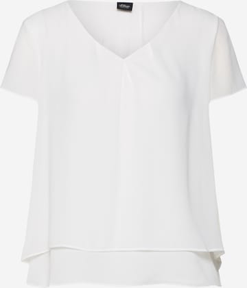 s.Oliver BLACK LABEL Blouse in White: front