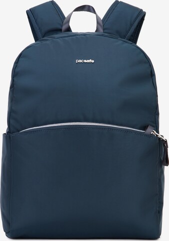 Pacsafe Backpack in Blue: front