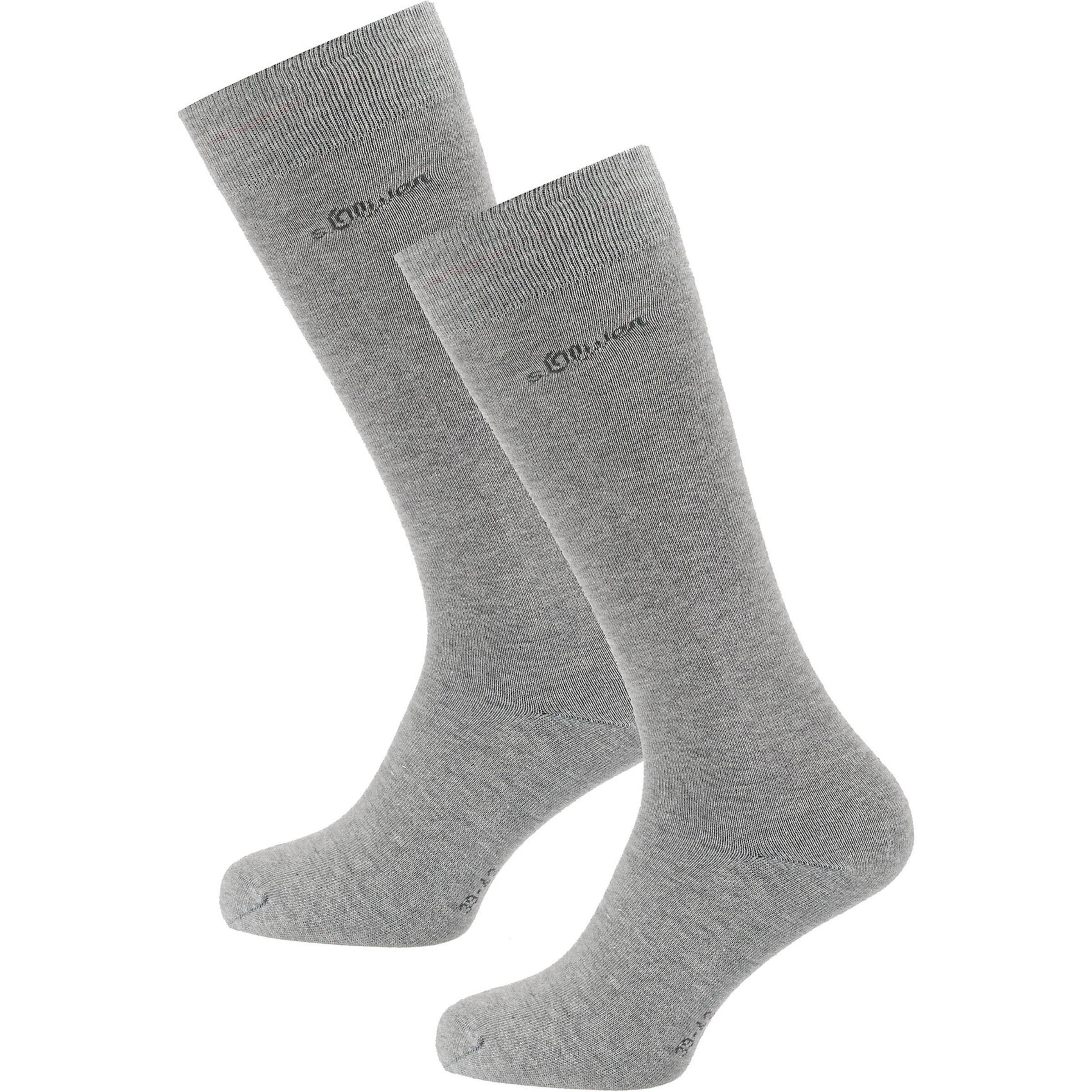 s.Oliver - Kniestrümpfe in grau