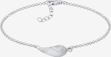 ELLI Armband 'Flügel' in Zilver: voorkant