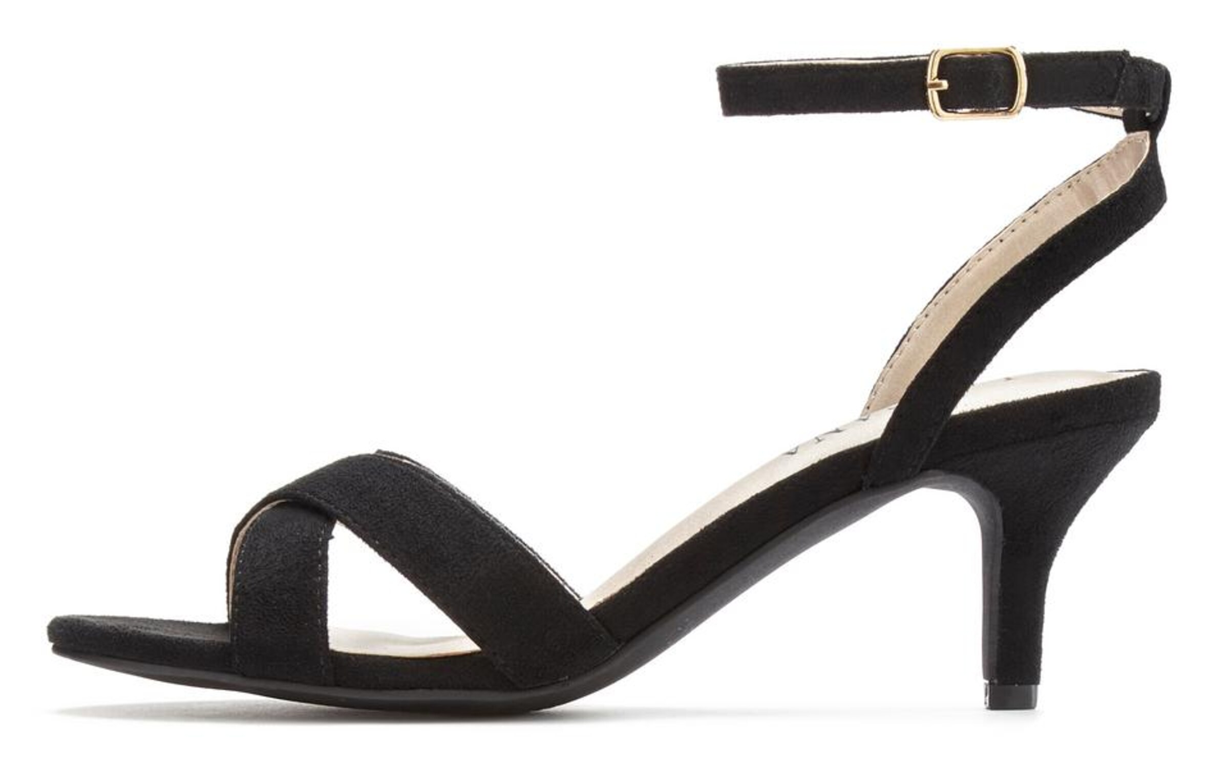 LASCANA Páskové sandály – černá