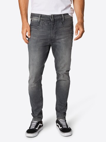 G-Star RAW Slimfit Τζιν 'D-Staq 3D' σε γκρι: μπροστά