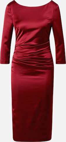 raudona SWING Trumpa kokteilinė suknelė: priekis