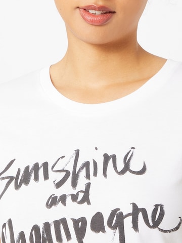 EINSTEIN & NEWTON - Camiseta 'Sunshine' en blanco