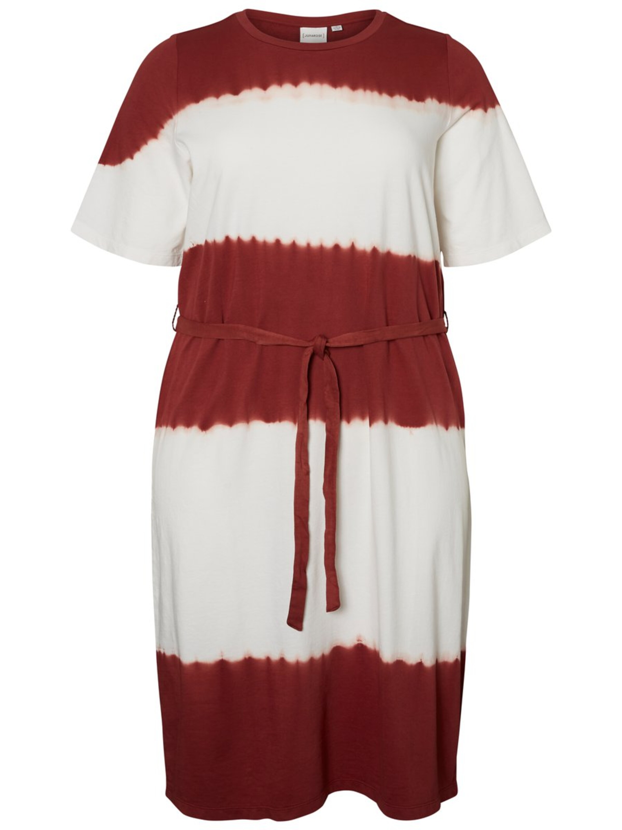 Junarose - Jurk in de kleur Roestbruin