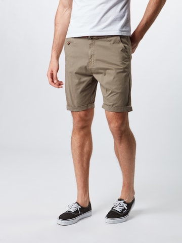 INDICODE JEANS Regular Shorts 'Conor' in Grau