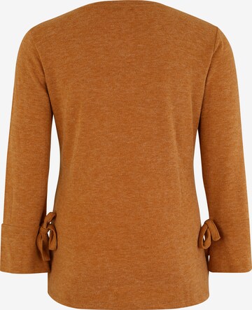 ABOUT YOU Curvy Sweater 'Lavina' in Brown: back