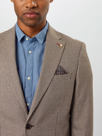 BURTON MENSWEAR LONDON Slimfit Sakko in Braun