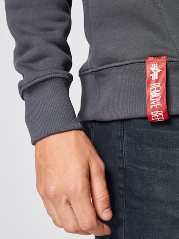 ALPHA INDUSTRIES Sweatshirt in Grey