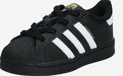 ADIDAS ORIGINALS Baskets 'Superstar' en noir / blanc, Vue avec produit