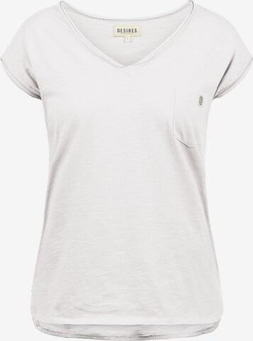 DESIRES Shirt 'Lynn' in Wit: voorkant