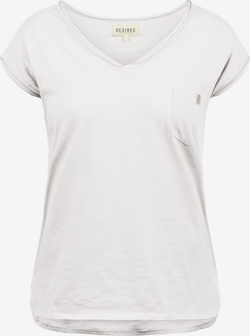 DESIRES Shirt 'Lynn' in Wit: voorkant