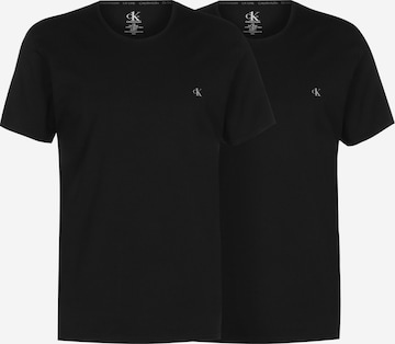 Calvin Klein Underwear - Camiseta térmica en negro: frente