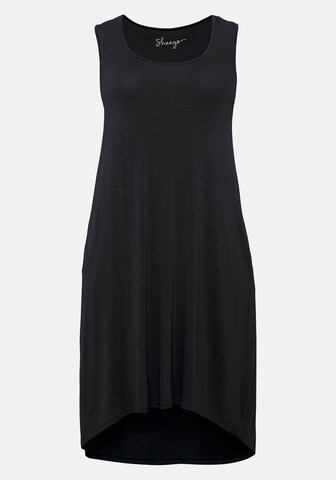 SHEEGO Beach Dress in Black: front