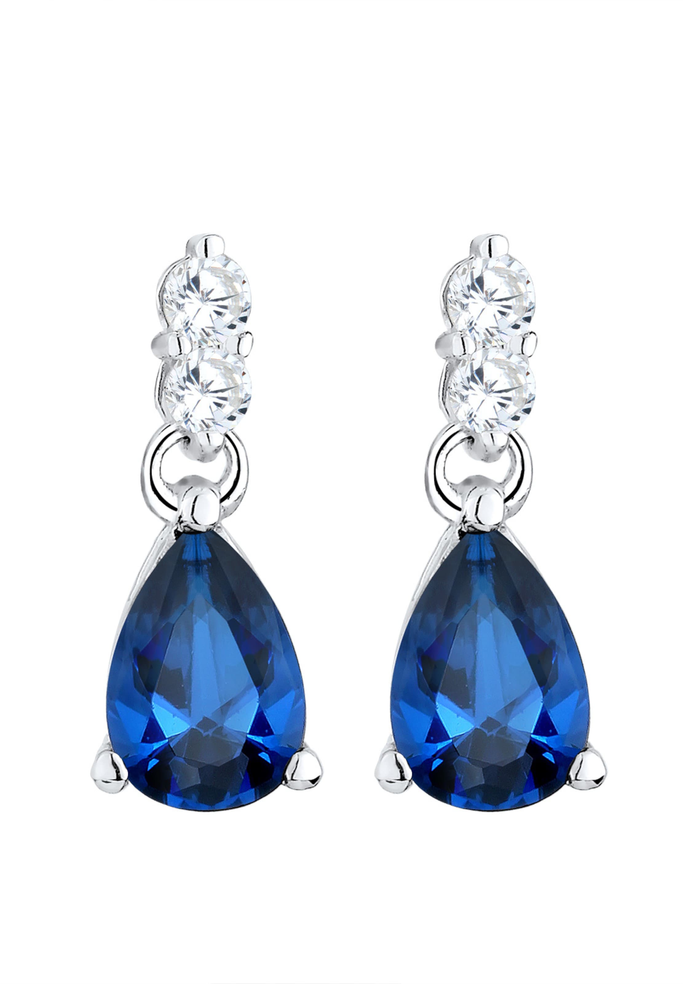 ELLI Earrings 'Tropfen' in Blue: front