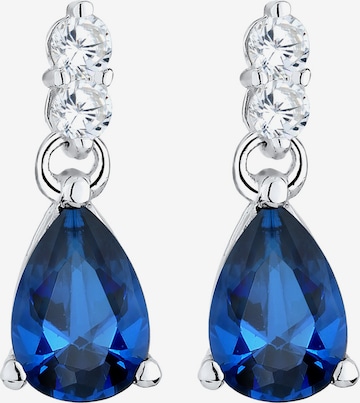 Boucles d'oreilles 'Tropfen' ELLI en bleu : devant