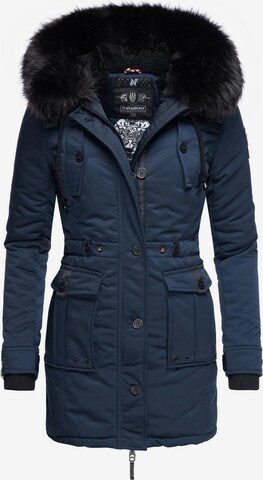 NAVAHOO Winterparka in Blauw: voorkant