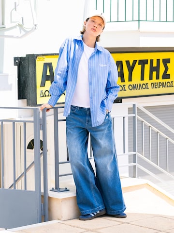 Blue Shirt Look