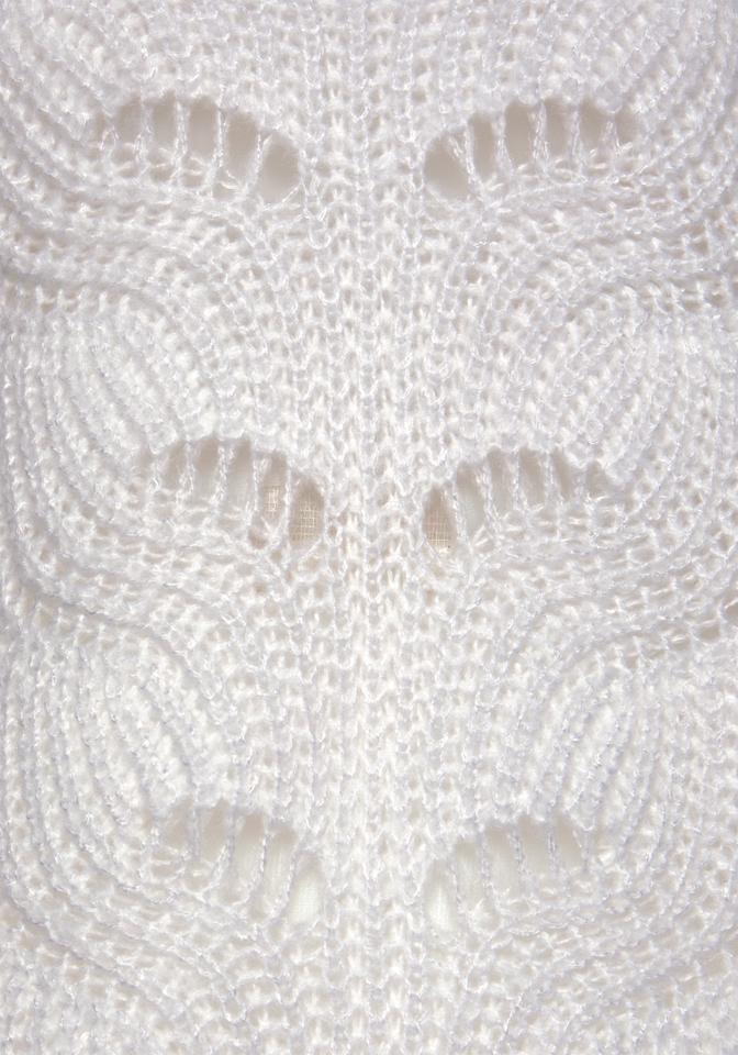 LASCANA Pullover in Weiß 
